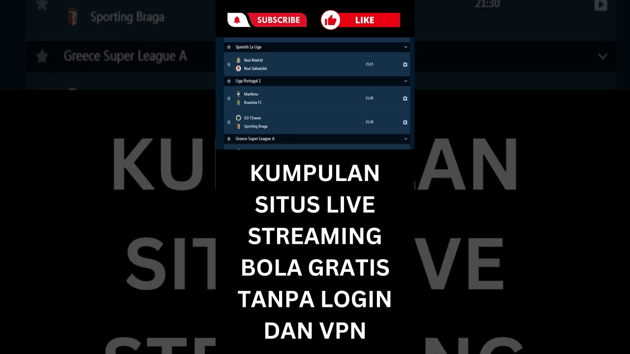 Streaming Bola Menyaksikan Pertandingan Sepak Bola Secara Online